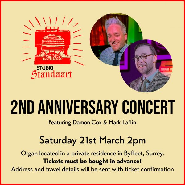 2nd Anniversary - Saturday 21st March 2026 2pm